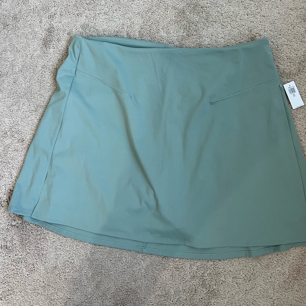 Extra High Rise Sage Green Athletic POWERSOFT Skort